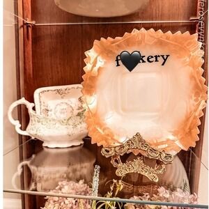 Diamond Point Humorous Plate